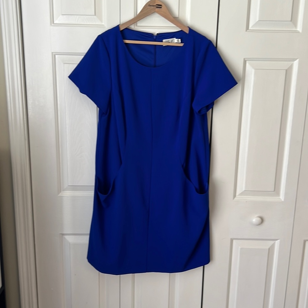 Royal Blue Short Dress 16W